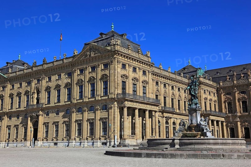 In the old town of Wuerzburg