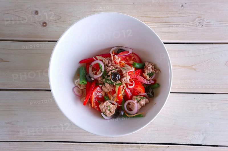 Salad with meat