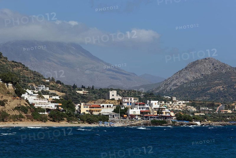 Holiday resort Plakias on the south coast on the Libyan Sea