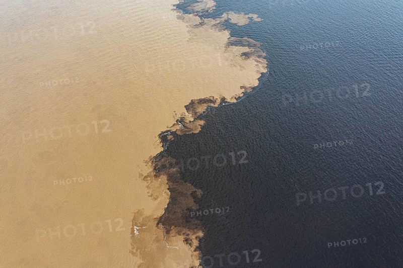 Confluence of the Rio Negro and the Amazon