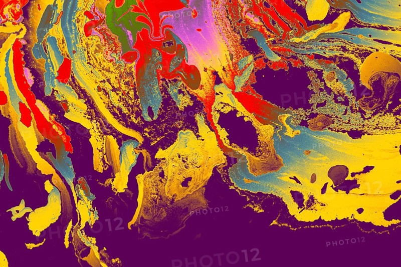 Ebru marbling handmade art