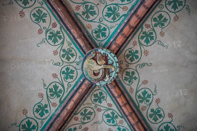 Cloister in the Unesco world heritage sight Malbork castle
