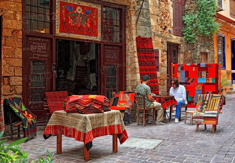 In the old town of Chania