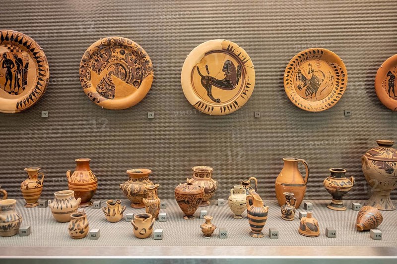 Greek antique pottery
