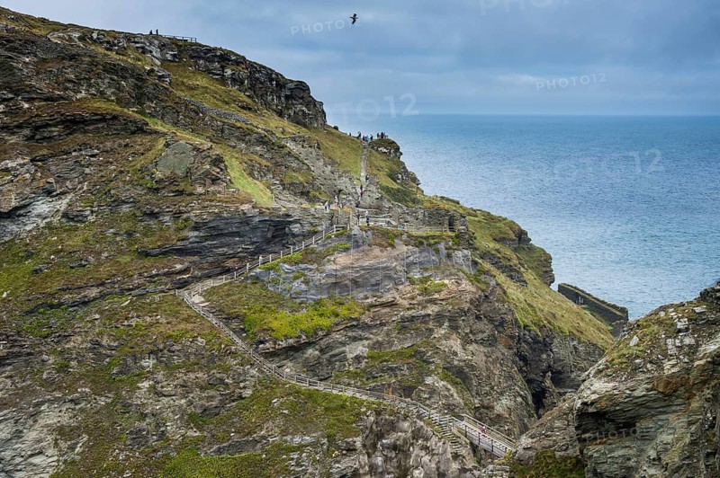 Tintagel Castle on Tintagel island