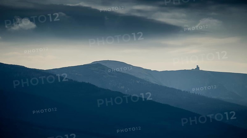 Beautiful sunrise in the mountains