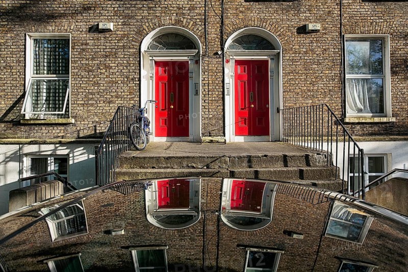 Typical terraced houses