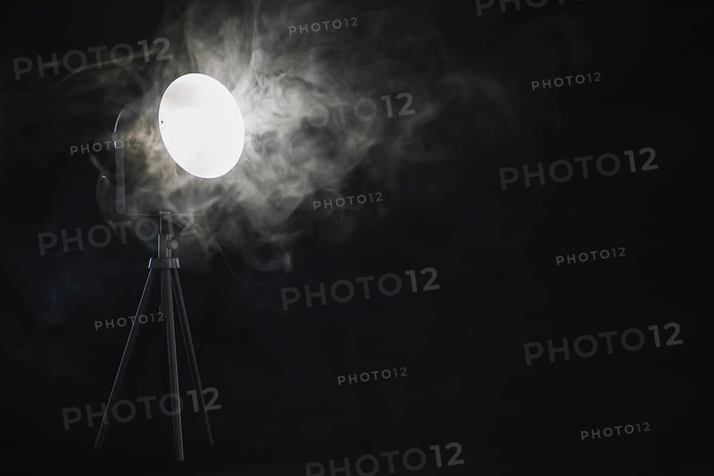 Smoke near lamp. Resolution and high quality beautiful photo