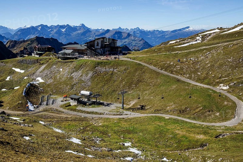 View at Nebelhorn on Hoefatsblick station