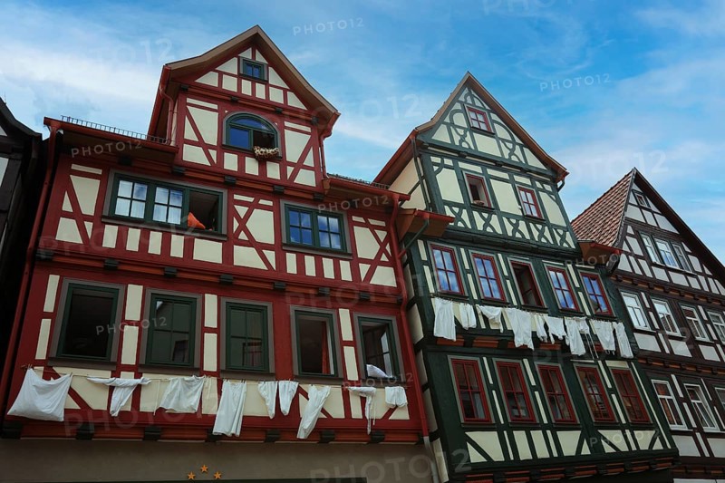 Half-timbered houses in the old town