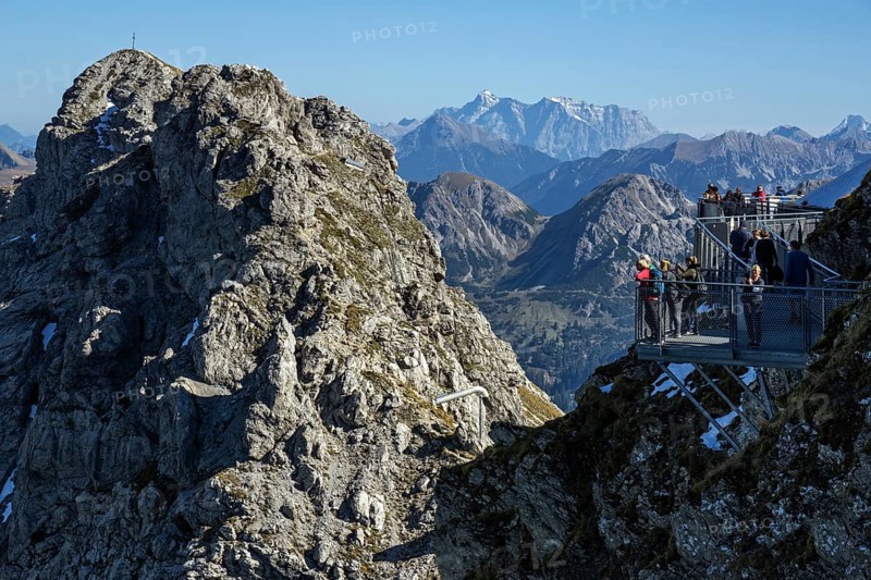 Viewing platform on the Nebelhorn