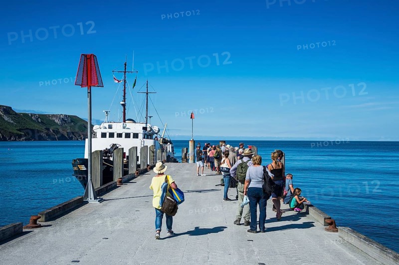 Harbour of the island of Lundy