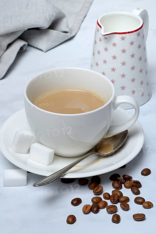 Cup with latte