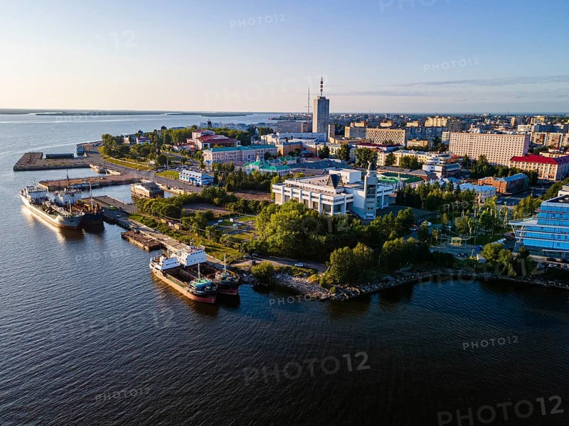 Aerial of Arkhangelsk
