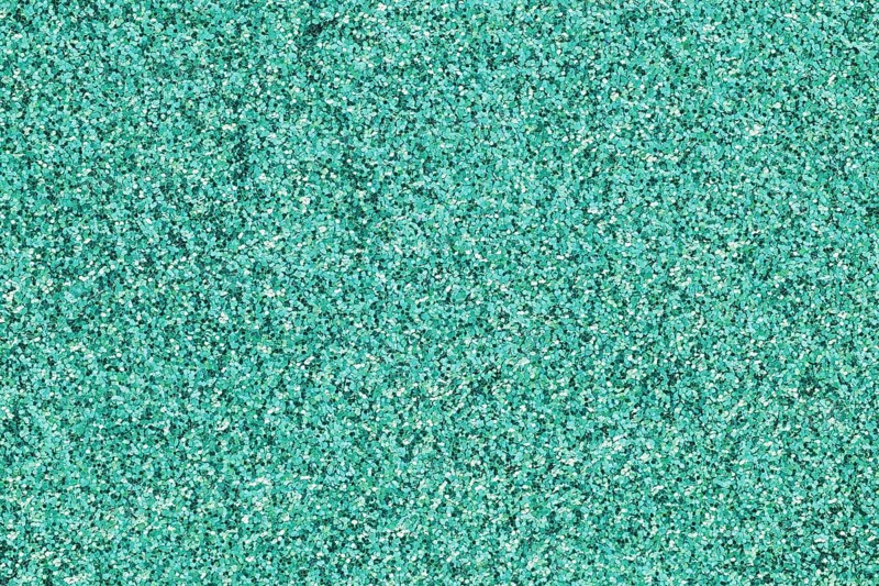 Colorful turquoise sparkles pile
