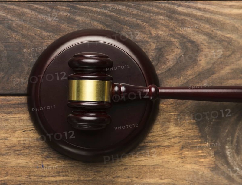 Top view wooden judge gavel stand. Resolution and high quality beautiful photo