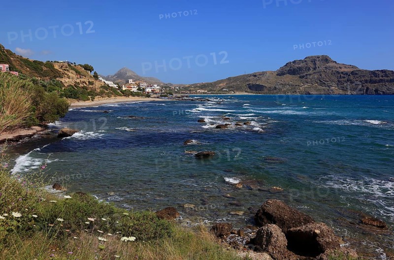 Holiday resort Plakias on the south coast on the Libyan Sea