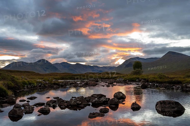 Sunset at Loch Ba