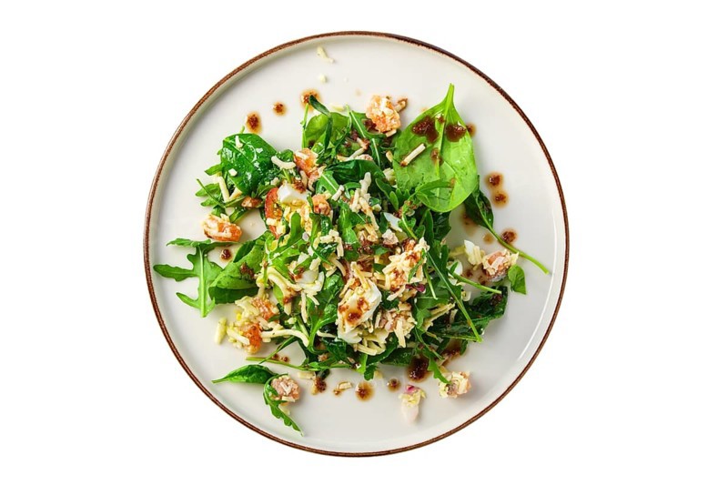 Salad with shrimps