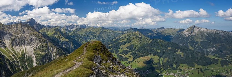Panorama from Walser Hammerspitze