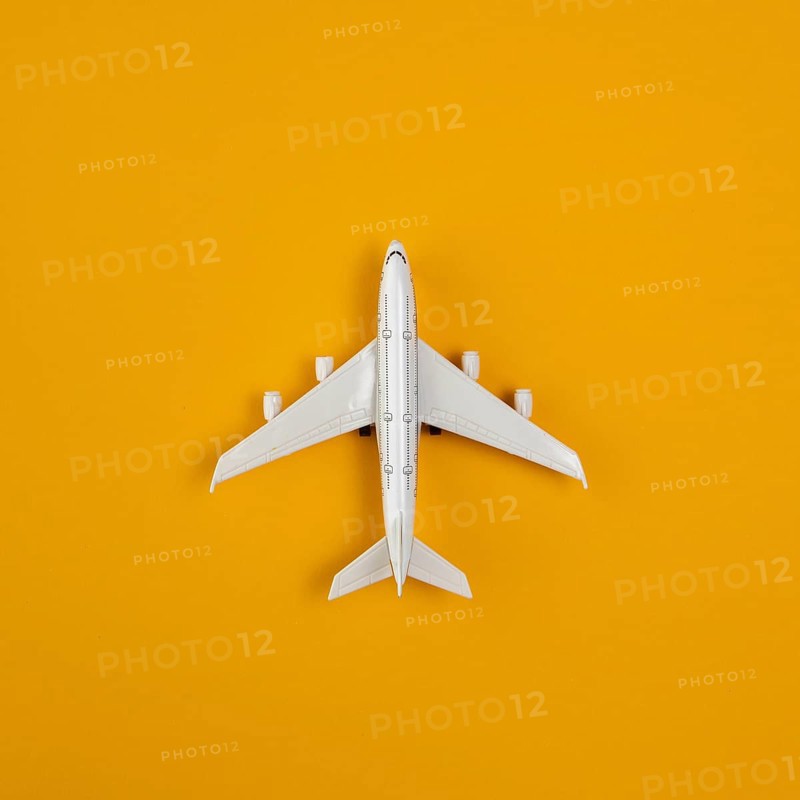 Top view airplane copy space. Resolution and high quality beautiful photo
