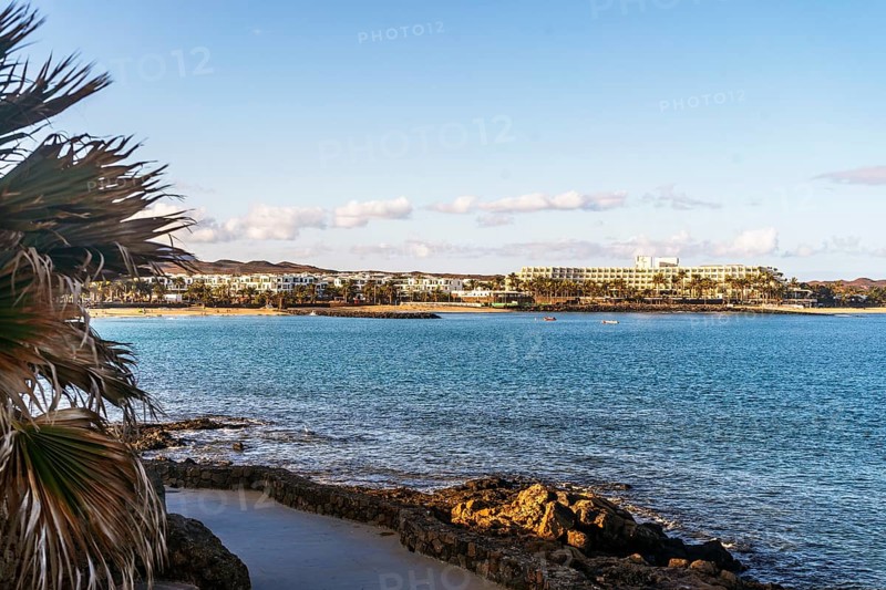 View of the resort town named Costa Teguise