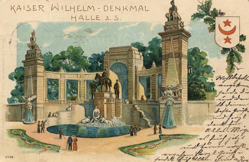Kaiser Wilhelm Monument in Halle an der Saale