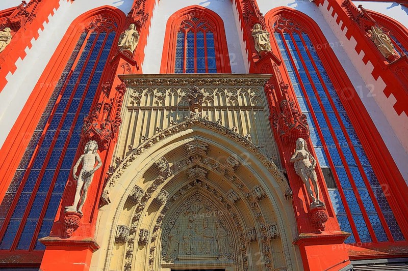 In the old town of Wuerzburg
