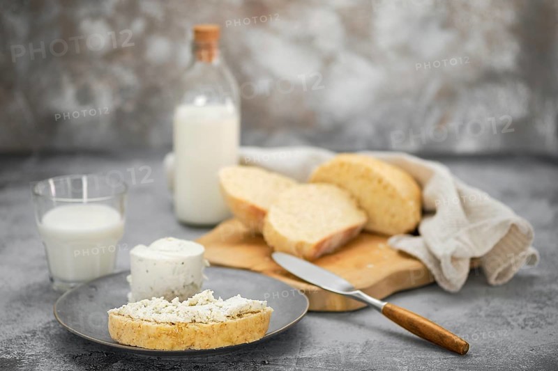 Sandwich with homemade yeast-free bread