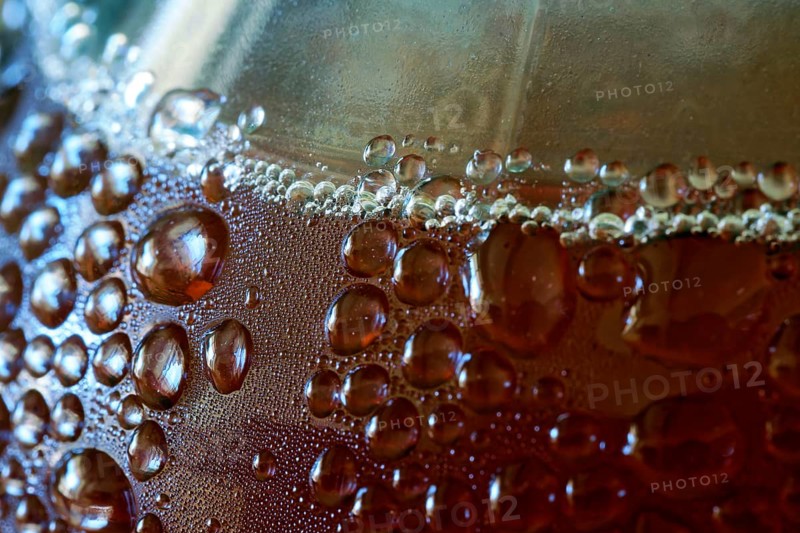 Cool red drink in PET bottle