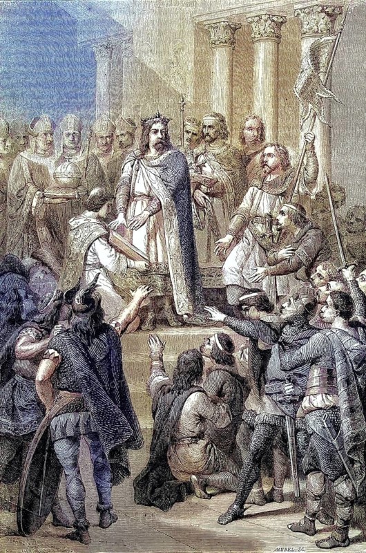 The Coronation of Hugh Capet as King of the Franks from 987 to 996