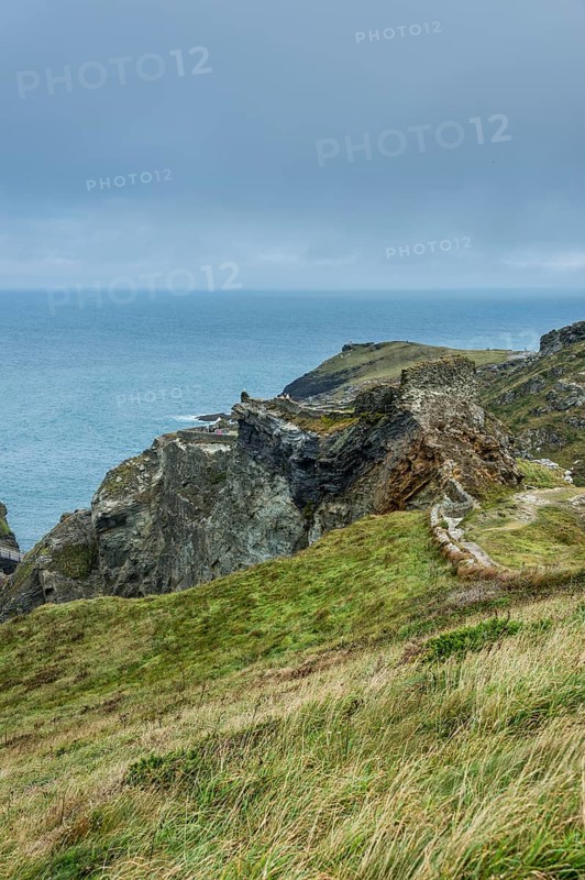 Tintagel Castle on Tintagel island