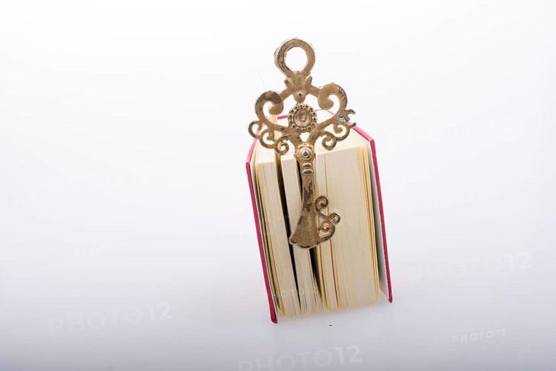 Retro Key and Islamic Holy Book Quran in mini size