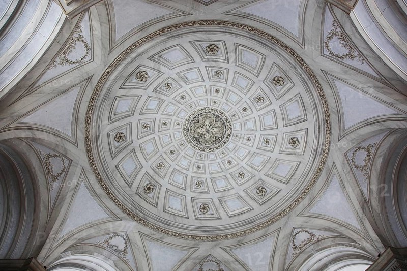 View through the staircase