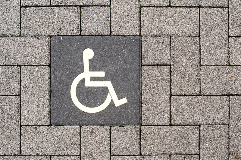 Pictogram wheelchair user