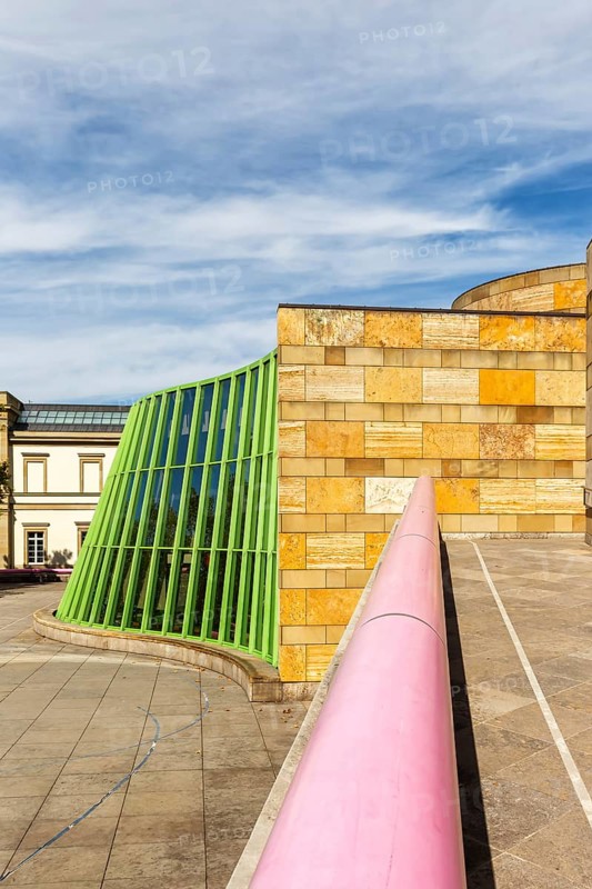 New State Gallery modern architecture in Stuttgart