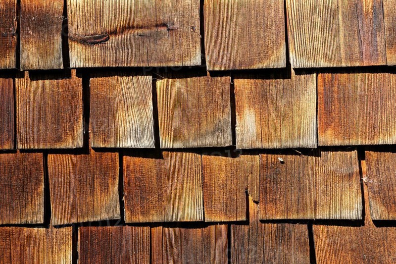 Wooden shingles