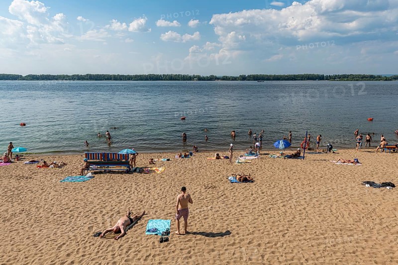 River banks of the Volga