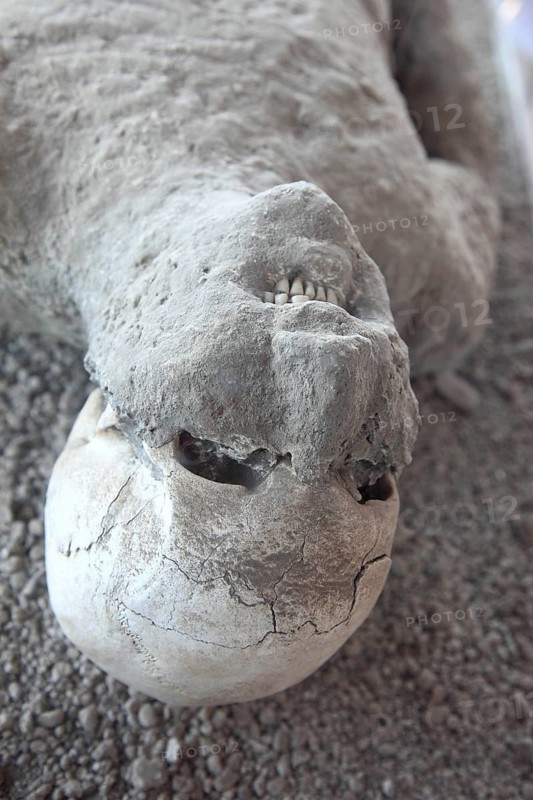 Victims of the ash rain in the garden of the refugees