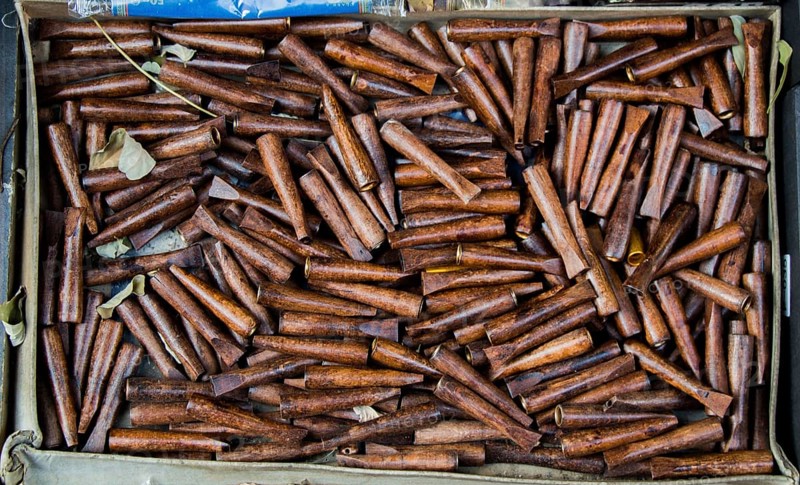Plenty of brown color wooden cigarette holder