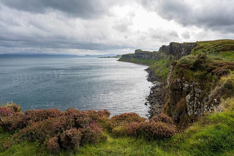 Coast at Kilt Rock Waterfall