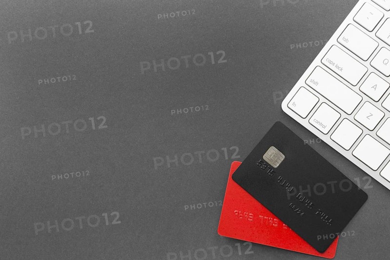 Cyber monday sale credit cards keyboard