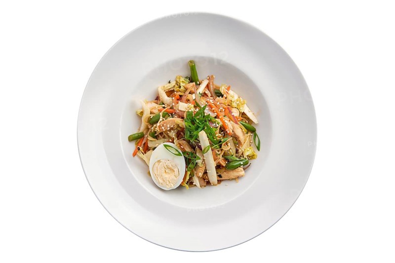 Wok with chicken