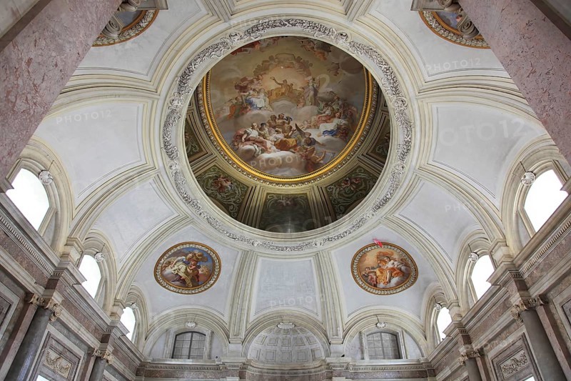 View through the staircase