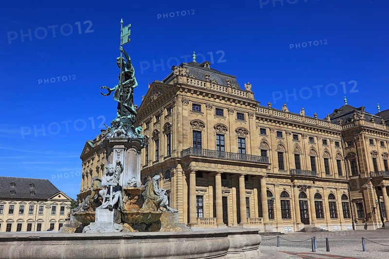 In the old town of Wuerzburg