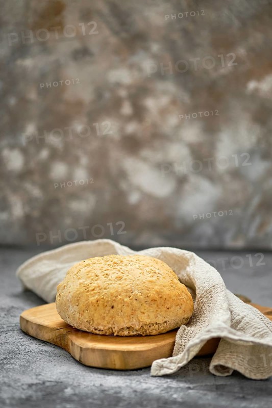 Fresh homemade yeast-free bread