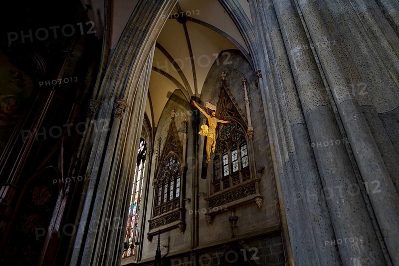 Jesus on the Cross in the Abbey and Parish Church of the Benedictine Abbey in Admont