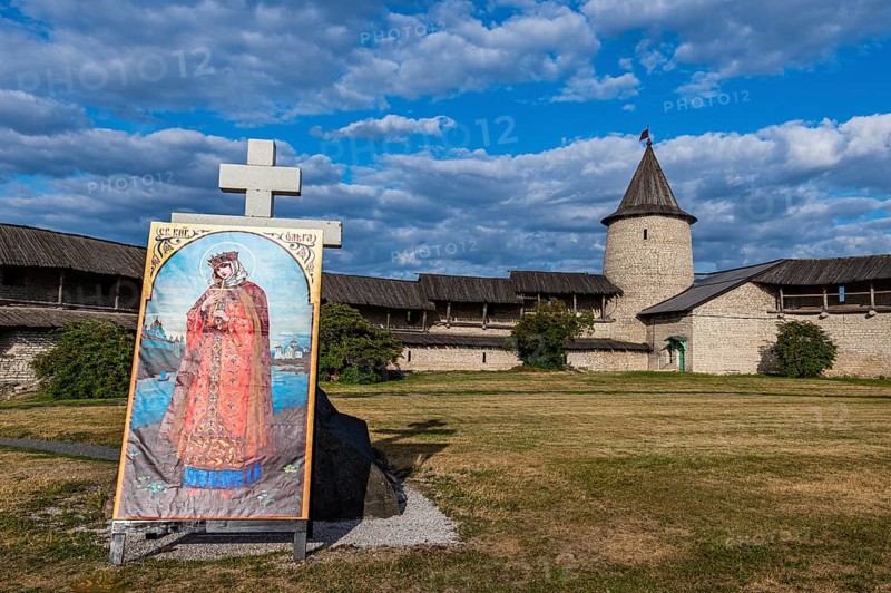 The kremlin of the Unesco site Pskov