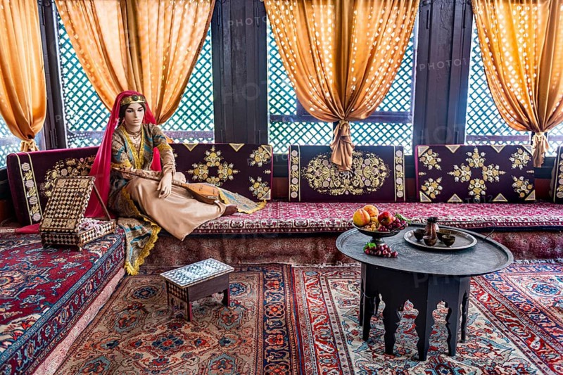 Beautiful interior of the Khan's Palace