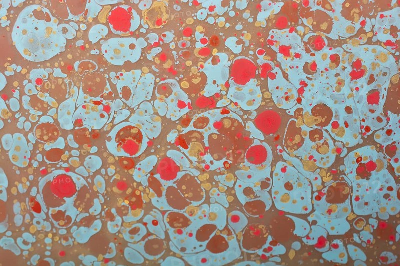Ebru marbling handmade art